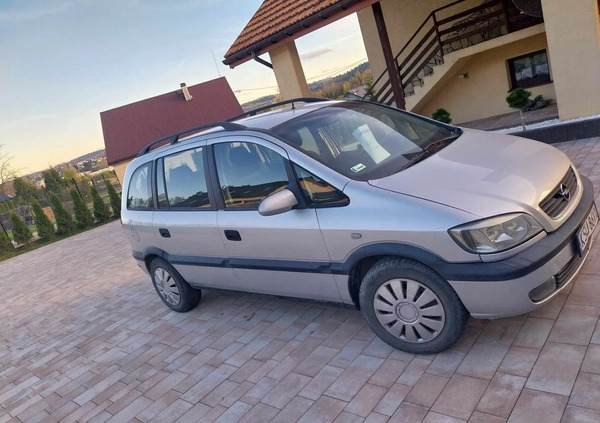 Opel Zafira cena 2800 przebieg: 253800, rok produkcji 1999 z Jordanów małe 56